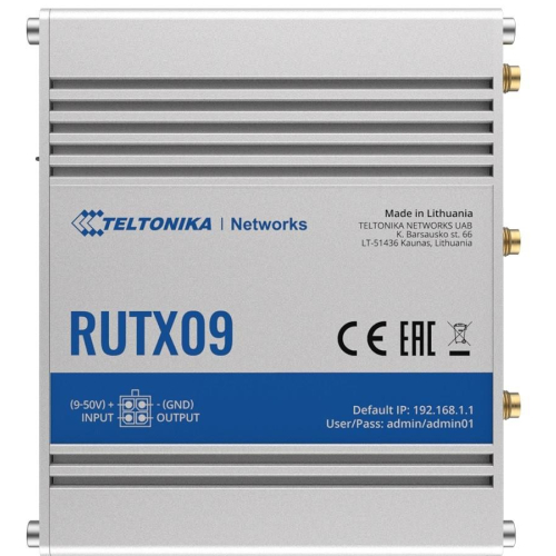 router LTE RUTX09 (Cat 6), 4xGbE, GNSS, Ethernet-22957417