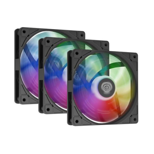Zestaw 3 wentylatorów Genesis OXAL 120 ARGB czarny-22958142