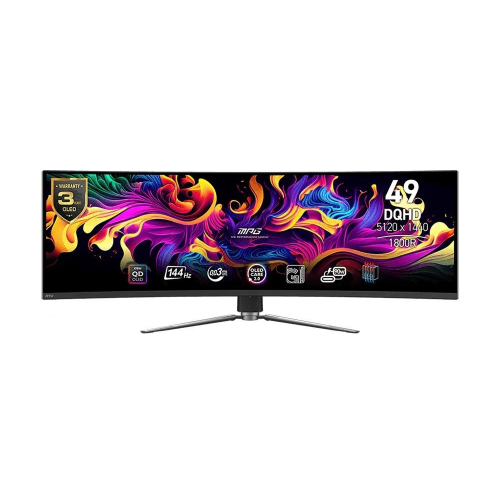 Monitor MPG 491CQP QD-OLED 49 cali/LED/QD-OLED/Zakrzywiony/144Hz/Czarny