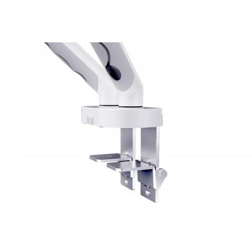 Ramię biurkowe podwójne z zaciskiem i sprężyną mechaniczną 2x LCD max. 35