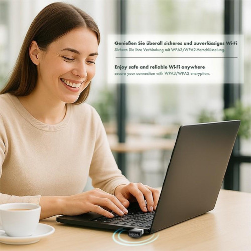 Adapter bezprzewodowy USB WLAN, 11ac, 650Mbit-22962815