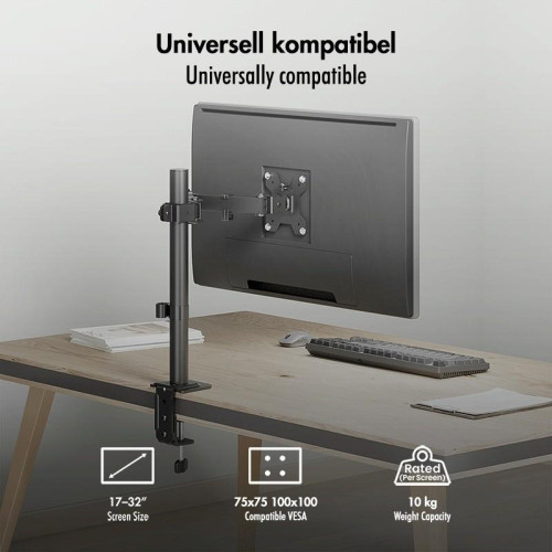 Uchwyt do monitora 17 - 32', max 10kg., stalowy-22962845
