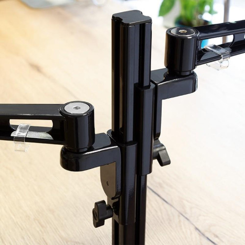 Podwójny uchwyt na monitor 13-26 cali, aluminiowy-22963021