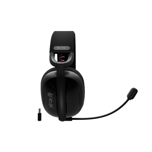 Słuchawki nauszne Fury Fukiya F6 bezprzewodowe czarne-22963387
