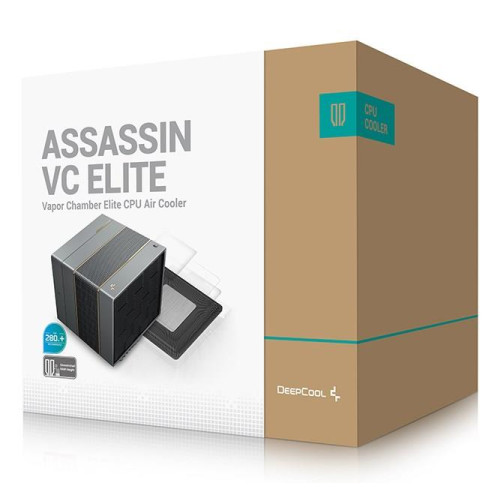 DeepCool ASSASSIN VC ELITE Procesor Chłodnica powietrza 120/140 mm Czarny 1 szt.-22978289