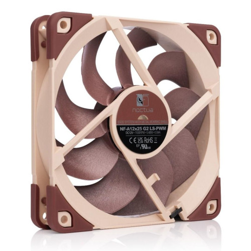 Noctua NF-A12X25 G2 LS-PWM system chłodzenia komputerów Obudowa komputera Wentylator 12 cm Beżowy 1 szt.-22978602
