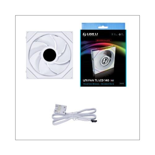 Lian Li Uni Fan TL LCD Obudowa komputera, Procesor Wentylator 14 cm Biały 1 szt.-22978618