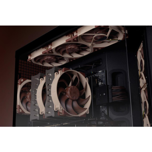 Noctua NF-A12X25 G2 PWM SX2-PP system chłodzenia komputerów Obudowa komputera Wentylator 12 cm Beżowy 2 szt.-22978721