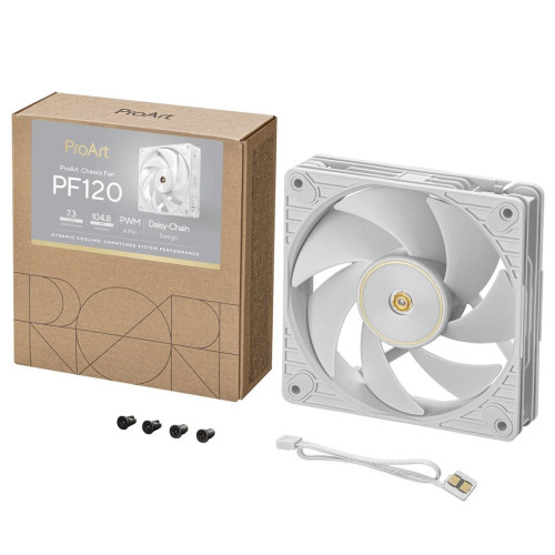 Wentylator ASUS PROART PF120 FAN PWM WHITE-22978802