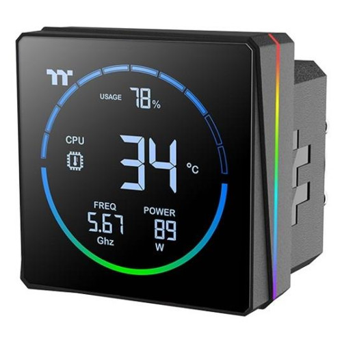 Thermaltake TH360-S V3 ARGB Procesor Chłodnica cieczy all-in-one 12 cm Czarny 1 szt.-22978867