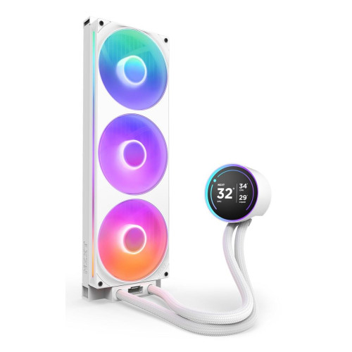NZXT Kraken Elite 420 RGB Procesor Chłodnica cieczy all-in-one 14 cm Biały 1 szt.-22979019