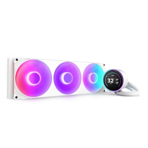 NZXT Kraken Elite 420 RGB Procesor Chłodnica cieczy all-in-one 14 cm Biały 1 szt.