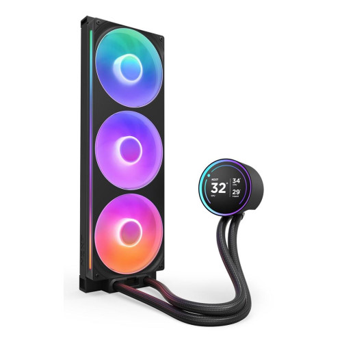 NZXT Kraken Elite 420 RGB Procesor Chłodnica cieczy all-in-one 14 cm Czarny 1 szt.-22979031