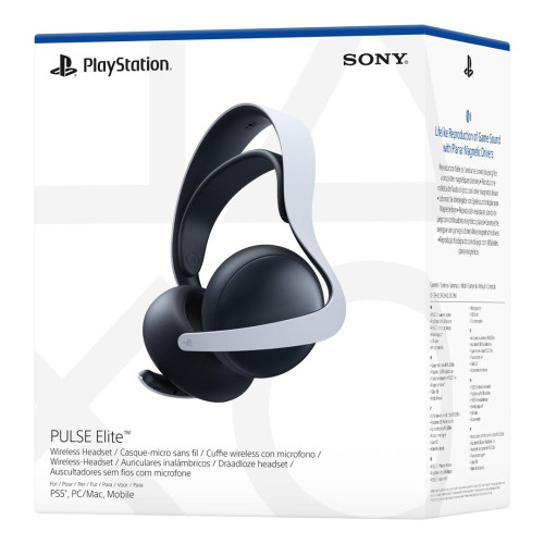 Sony PULSE Elite Zestaw słuchawkowy Przewodowy i Bezprzewodowy Opaska na głowę Gaming Bluetooth Podstawka do ładowan