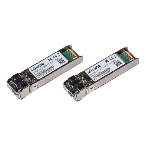 Mikrotik SFP/SFP+/SFP28 BiDi: XS+2733LC15D moduł przekaźników sieciowych Swiatłowód 25000 Mbit/s LC 1330 nm