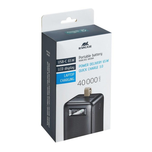 Rivacase VA1084 bank mocy Litowo-polimerowy (LiPo) 40000 mAh Czarny-22992009