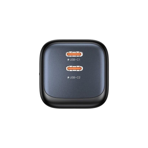 UNITEK ŁADOW. SIECIOWA 2X GAN 45W, 2XUSB-C PD 3.0, QC, CZARNA-22992220