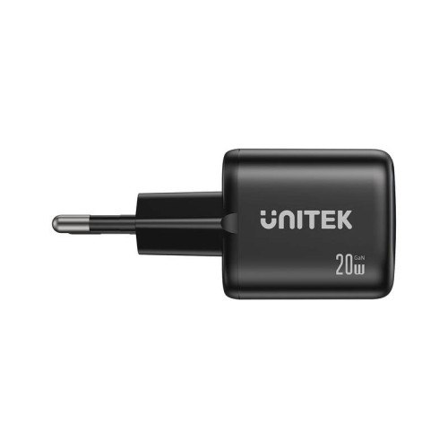 UNITEK ŁADOWARKA SIECIOWA 2X GAN USB-C & USB-A 20W CZARNA-22992250