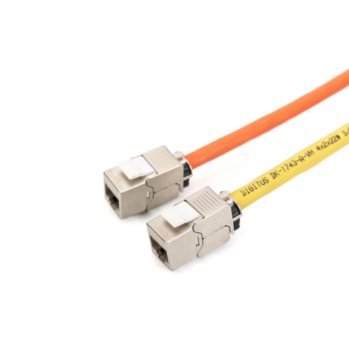 Moduł (gniazdo) keystone RJ45 (8P8C) kat.6A, STP,ekranowany, beznarzędziowy, stalowy, 24szt-22992374