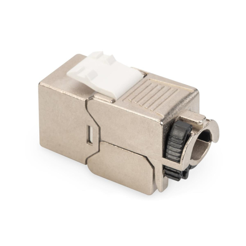 Moduł (gniazdo) keystone RJ45 (8P8C) kat.6A, STP,ekranowany, beznarzędziowy, stalowy, 24szt-22992378