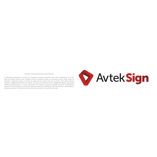 AVTEK MONITOR INFORMACYJNY DS2 86