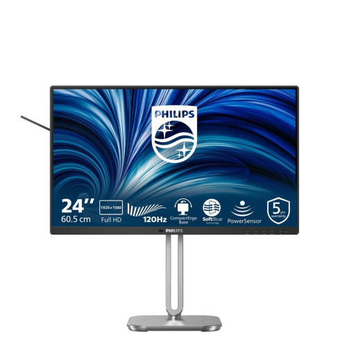 Philips 4000 series 24B2N4200/00 monitor komputerowy 60,5 cm (23.8") 1920 x 1080 px Full HD LCD Szary