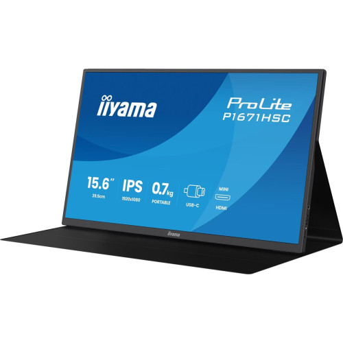 iiyama ProLite P1671HSC-B1 monitor komputerowy 39,6 cm (15.6
