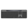 Logitech Signature Slim Solar+ K980 klawiatura Uniwersalne RF Wireless + Bluetooth QWERTY UK międzynarodowy Grafitowy