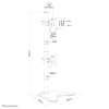 Uchwyt biurkowy NewStar Neomounts FPMA-D550DDV 10-32