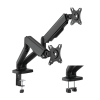 Uchwyt na 2 monitory, 17-32 cali, max 9kg na ramie-23036296