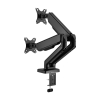 Uchwyt na 2 monitory, 17-32 cali, max 9kg na ramie-23036298