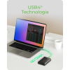 Obudowa SSD IB-1920M-C42 NNVMe SSD , USB4 GEN 3x2 (40GB)-23037001