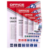 OFFICE PRODUCTS Folia do laminowania, A4, 2x100mikr., błyszcząca, 100szt., transparentna-23048830