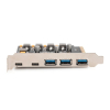 Digitus Karta PCIe 2 x USB-C i 3 x USB A-23060082