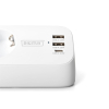 Digitus 3-drożna biurowa listwa zasilająca z 2 złączami USB-A i 1 złączem USB-C, biała-23061135