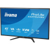 iiyama ProLite X4373UHSU-B2 monitor komputerowy 108 cm (42.5