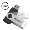 Intenso USB 256GB OFFICE LINE 3.2 Gen1 Silver-Black pamięć USB USB Typu-A 3.2 Gen 1 (3.1 Gen 1) Czarny, Srebrny-230741