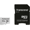 SD microSD Card 32GB Transcend SDHC USD300S-A w/Adapter