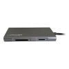 LC-Power LC-HUB-C-MULTI-5 stacja dokująca Przewodowa USB 3.2 Gen 1 (3.1 Gen 1) Type-C Antracyt, Czarny-23074894