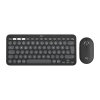 Logitech 920-012203 klawiatura Dołączona myszka Uniwersalne RF Wireless + Bluetooth QWERTZ Niemiecki Grafitowy