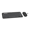 Logitech 920-012203 klawiatura Dołączona myszka Uniwersalne RF Wireless + Bluetooth QWERTZ Niemiecki Grafitowy-2307512