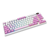 MSI FORGE GK600 TKL WIRELESS VIOLET klawiatura Gaming USB + Bluetooth QWERTY Hiszpański Różowy, Fioletowy, Biały-230