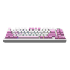 MSI FORGE GK600 TKL WIRELESS VIOLET klawiatura Gaming USB + Bluetooth QWERTY Hiszpański Różowy, Fioletowy, Biały-230