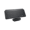 Logitech 920-011054 klawiatura Dołączona myszka Biuro RF Wireless + Bluetooth QWERTZ Niemiecki Grafitowy-23075376