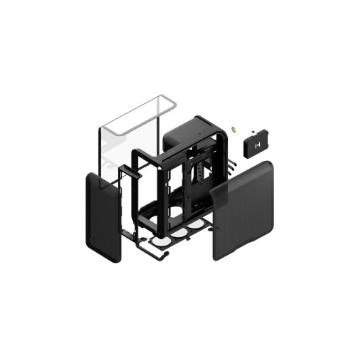 HYTE X50 MID TOWER CASE PITCH BLACK-23004162