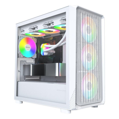 Montech X5M (W) zabezpieczenia & uchwyty komputerów Micro Tower Biały-23004525