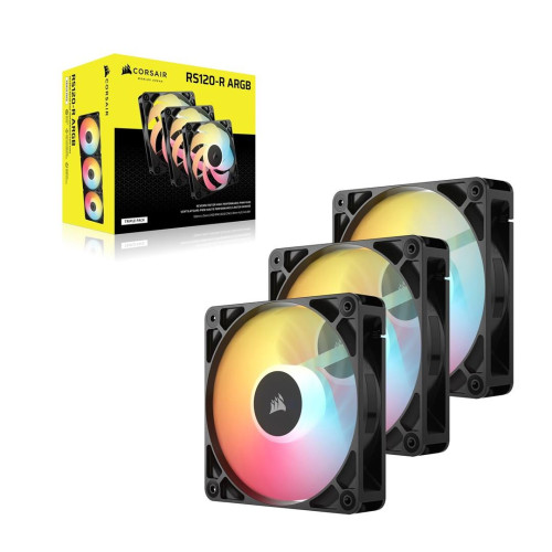 Corsair RS120-R ARGB Obudowa komputera Wentylator 12 cm Czarny 3 szt.-23008694