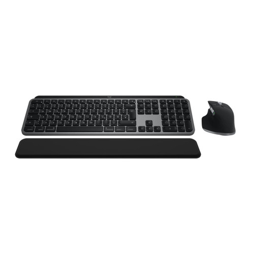 Logitech MX Keys S Combo for Mac klawiatura Dołączona myszka Dom/Biuro Bluetooth QWERTZ Niemiecki Szary-23011065
