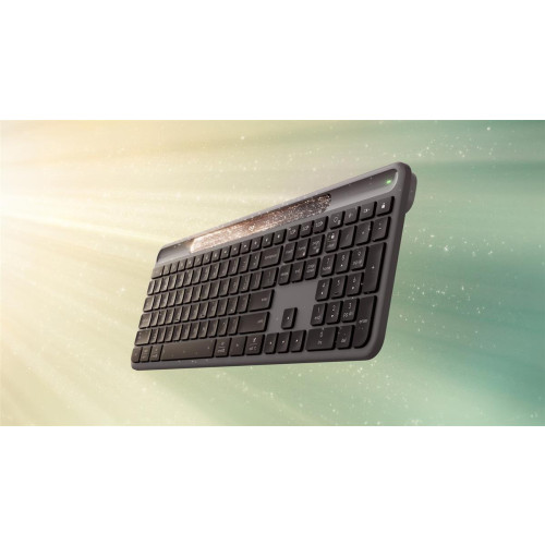 Logitech Signature Slim Solar+ K980 klawiatura Uniwersalne RF Wireless + Bluetooth QWERTZ Niemiecki Grafitowy-23011073