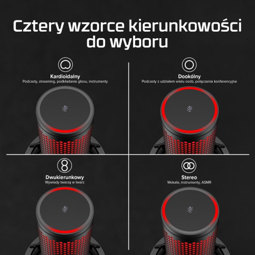 HyperX QuadCast 2 – mikrofon USB (czarny)-23011278